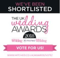 THE UK WEDDING AWARDS 2018 SHORTLISTED