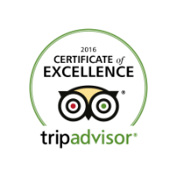Tripadvisor Certificate of Excellence 2016