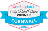 Top Rated Wedding Venue In Cornwall 2016