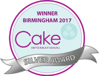Silver Award for a Wedding Cake of Three or More Tiers from Cake International Birmingham 2017