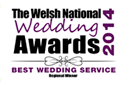 The Welsh National Wedding Awards 2014 - Best Wedding Service