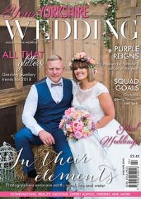 We where featired in Issue 29 March/April 2018 Your Yorkshire Wedding Magazine in the In their elements article. 