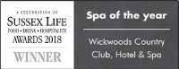 Spa of The Year Award- 2017 & 2018 - Sussex Life Awards