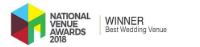 Best Wedding Venue - National Venue Awards 2018