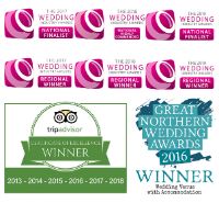 The Wedding Industry Awards Best Countryside Wedding Venue NATIONAL HIGHLY COMMENDED 2018