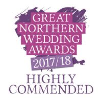 The Great Northern Wedding Awards Best Countryside Wedding Venue HIGHLY COMMENDED 2017/2018