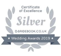 Certificate of Excellence - Bridebook Wedding Awards 2019