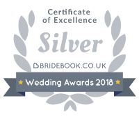 Bridebook Silver Certificate of Excellence 2018