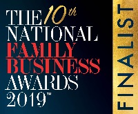 Finalist for the National Family Business Awards in the Hotel and Leisure category 2019