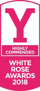 Finalist and Highly Commended for Self-Catering Accommodation of the year 2018 in the Welcome to Yorkshire White Rose 