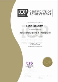 Professional Diploma in Photography from the Institute of Photography