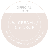Cream Of The Crop Supplier as recognised by Save The Date Magazine