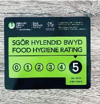5* Food Hygiene Rating 