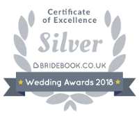 Won Silver for the Bridebook Wedding Awards in 2018
