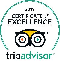 Tripadvisor Certificate of Excellence - 7 years running.