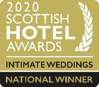 Scottish Hotel Awards national award for Intimate Wedding Venue