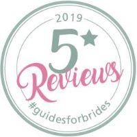We're delighted to have received a 5 star review award due to all the wonderful feedback from our weddings couples