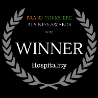 Winner of Excellence in Hospitality Award, Brand Yorkshire