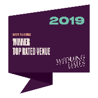 Top Rated Wedding Venue in East Sussex 2019!