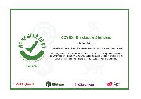 We're Good To Go - Covid-19 Industry Standard