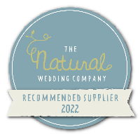 Recommended by the Natural Wedding Company