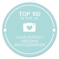 I'm ranked in the top 100 wedding photographers in the UK by Your Perfect Wedding Photographer. Not bad, eh?