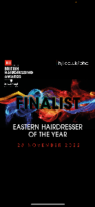 Eastern Hairdresser of the year finalist 2022