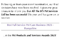 Lux Life Best Full-Service Pet Care Business 2023