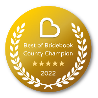 Best of Bridebook County Champion 2022