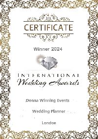 Wedding Planner of the year 2024