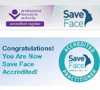 Harvey Aesthetics are Save Face registered