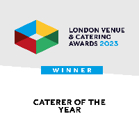 Winner of Caterer of the Year at the London Venue & Catering Awards 2023