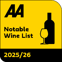 AA Notable Wine List Award for 2025-26