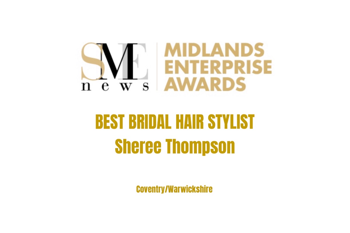 Best bridal hairstylist winner for Warwickshire 