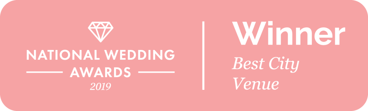 2019 Best City Venue at the National Wedding Awards