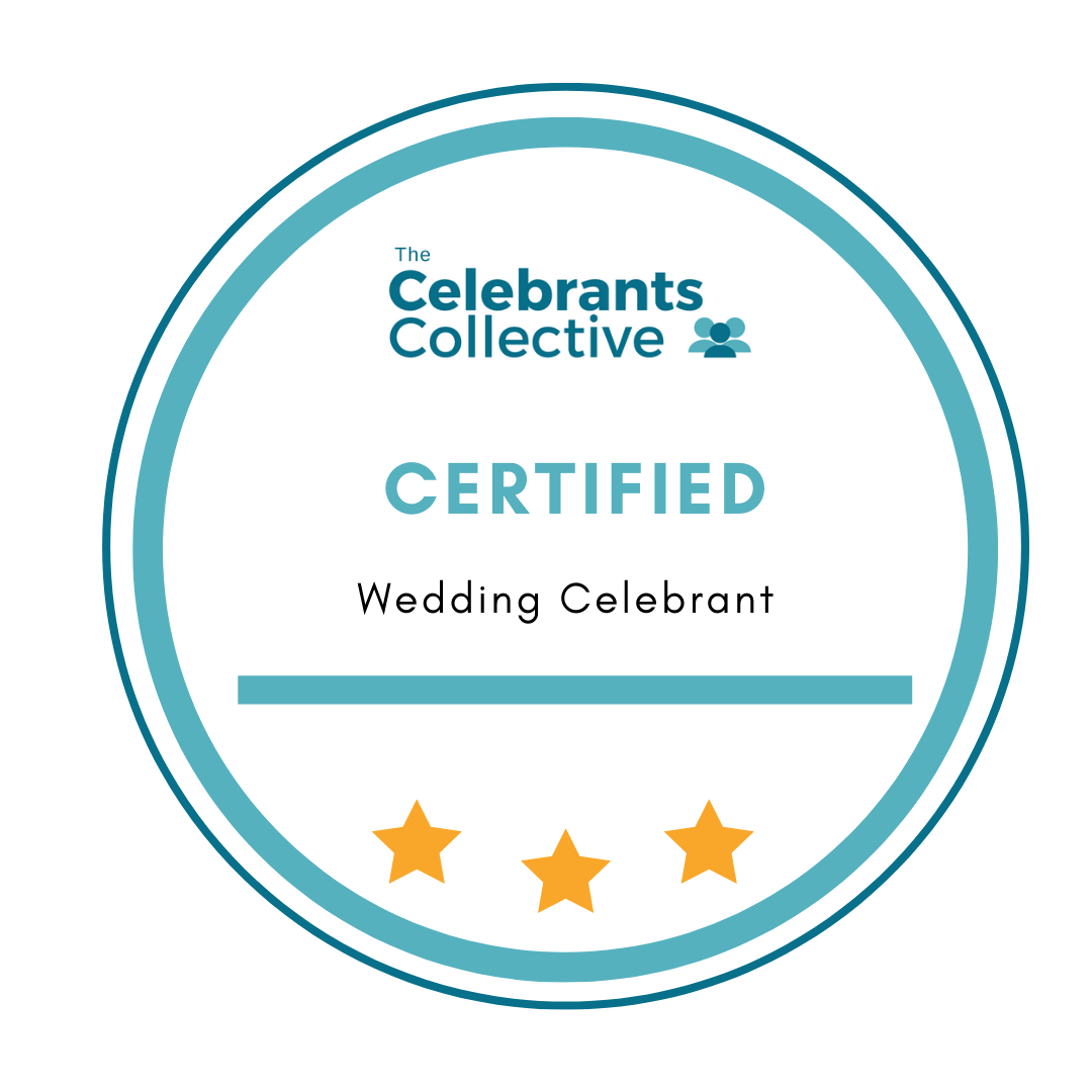 Accredited  by and member of The Celebrants Collective