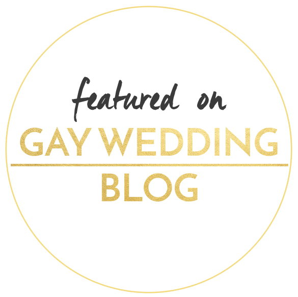Featured on Gay wedding blog