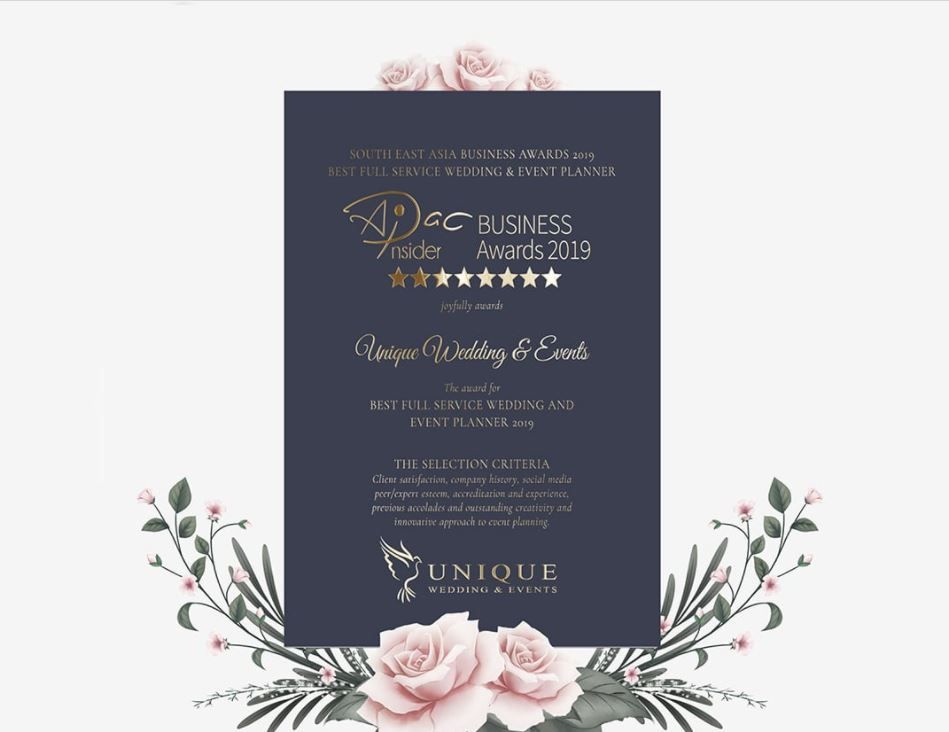 BEST FULL-SERVICE UK WEDDING AND EVENT PLANNER 2019