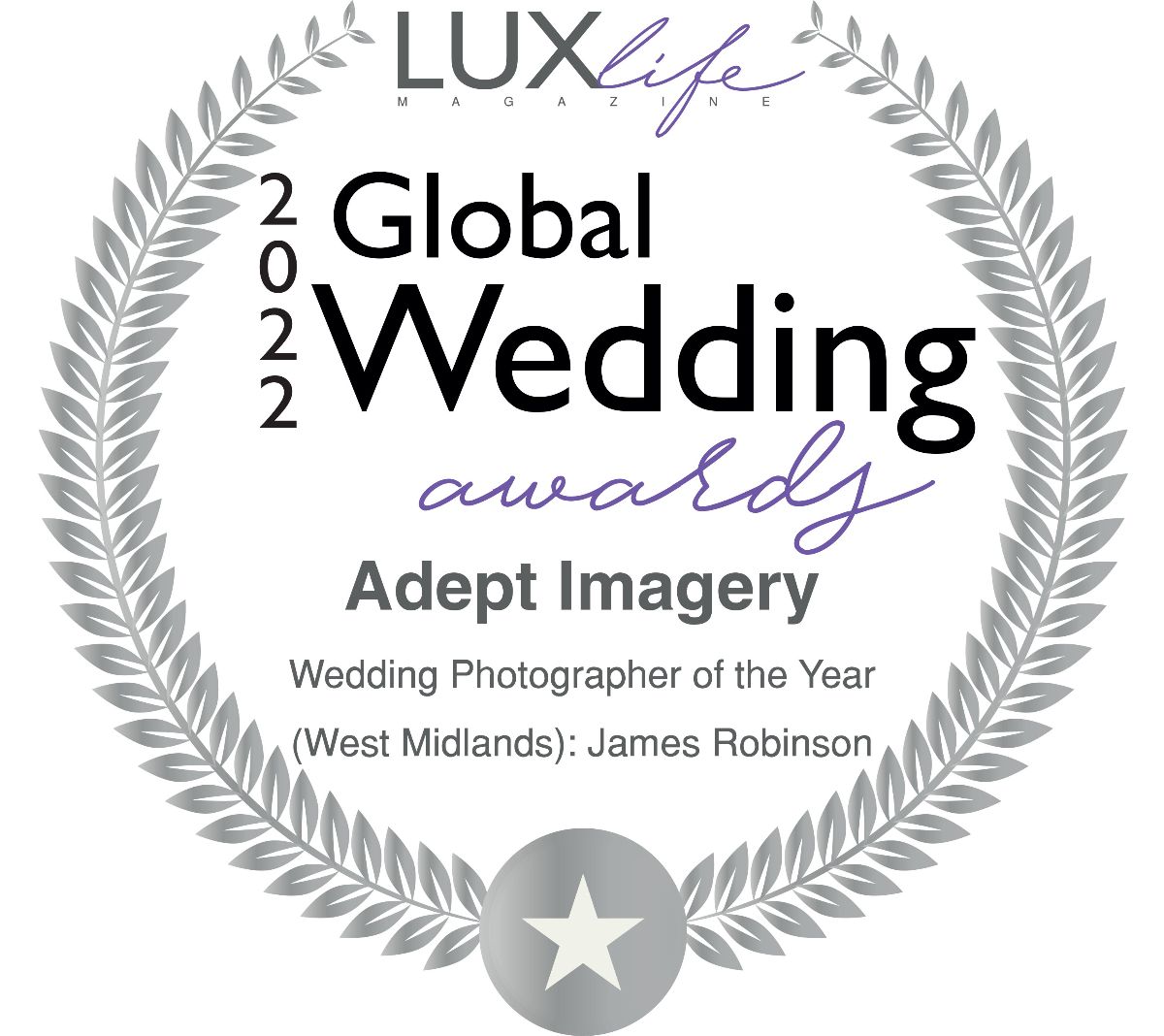 Luxlife Global Wedding Awards - Wedding Photographer of the Year (West Midlands)