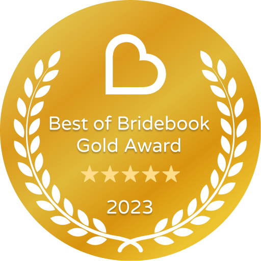Best of Bridebook Gold Award for multiple images