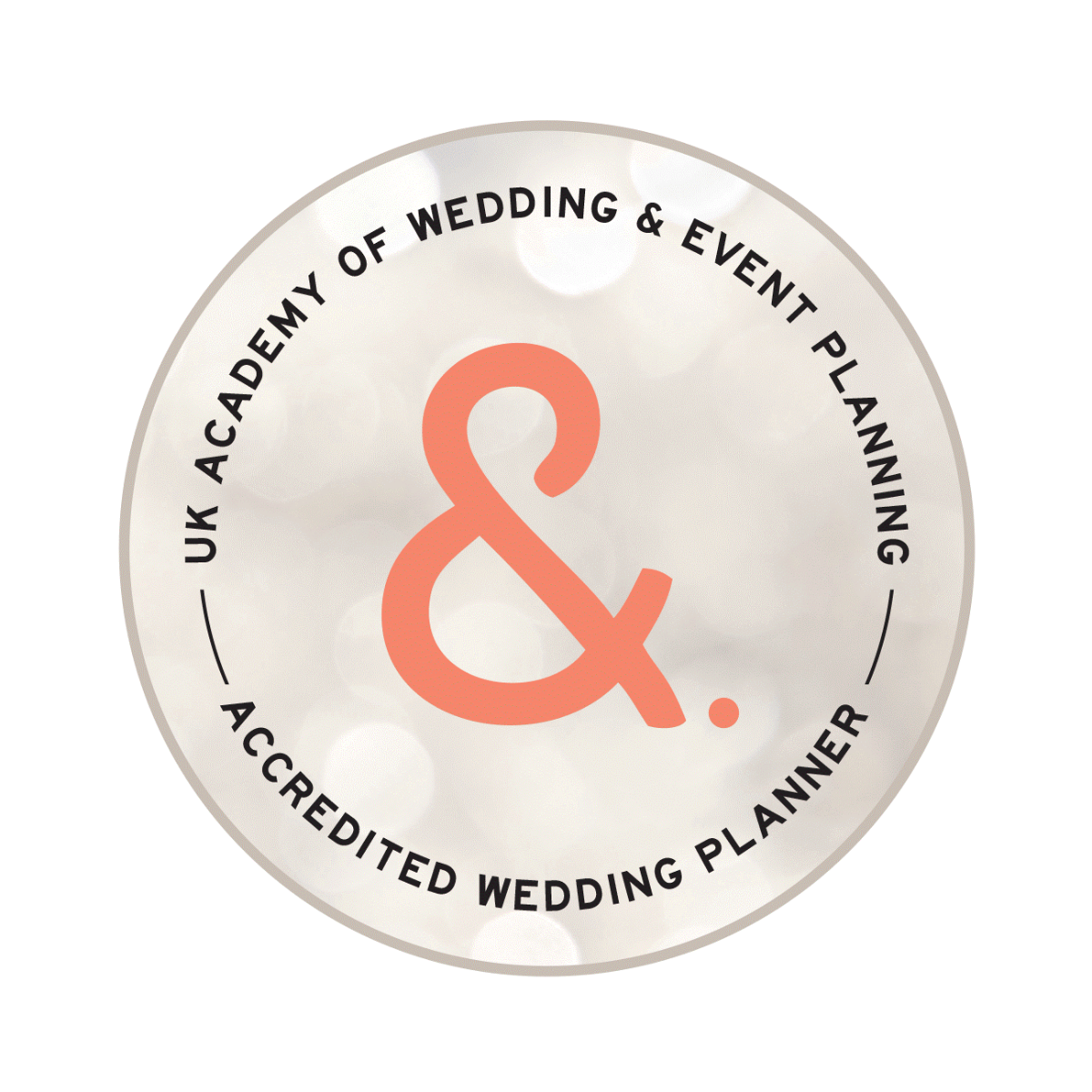 Accredited Wedding & Event Planner with the UK Academy of Wedding & Event Planning