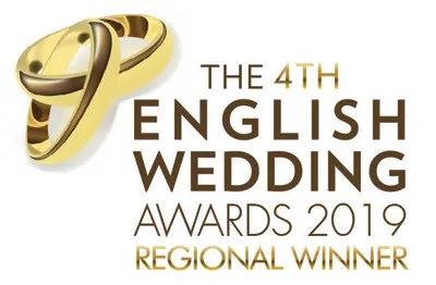 Th 4th English Weddings Awards Regional winner of Romantic Wedding Venue of the year