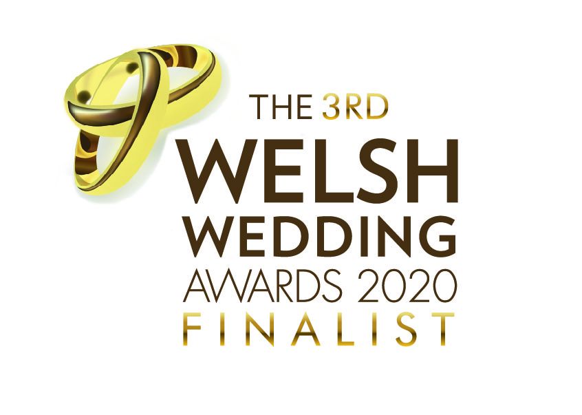 Acknowledged as a Finalist for Wedding Venue of the Year at the 2020 Welsh Wedding Awards