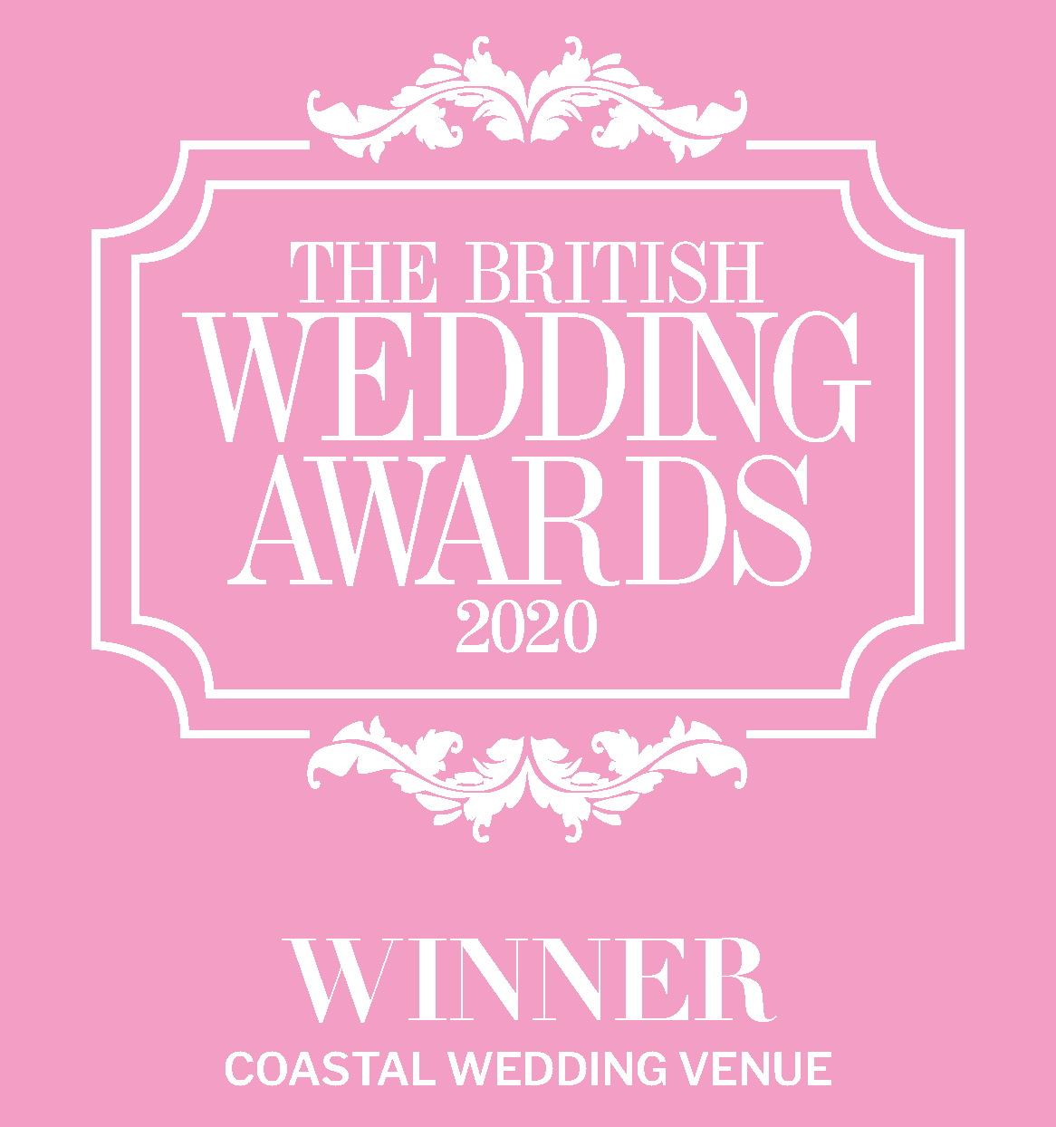 Winner of the Best UK Coastal Venue 2020 in the British Wedding Awards
