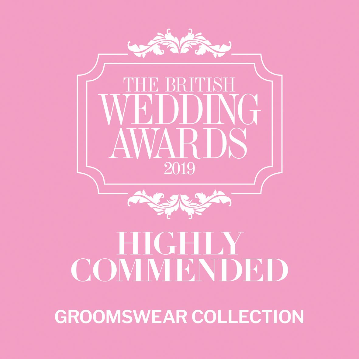 Highly Commended in The British Wedding Awards 2019 & 2020