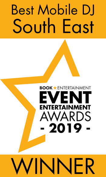2019 award for the best mobile DJ company in the south east. 