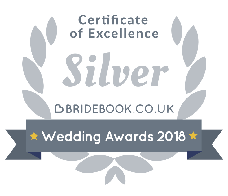 Bridebook Certificate of Excellence Silver Award 2018
