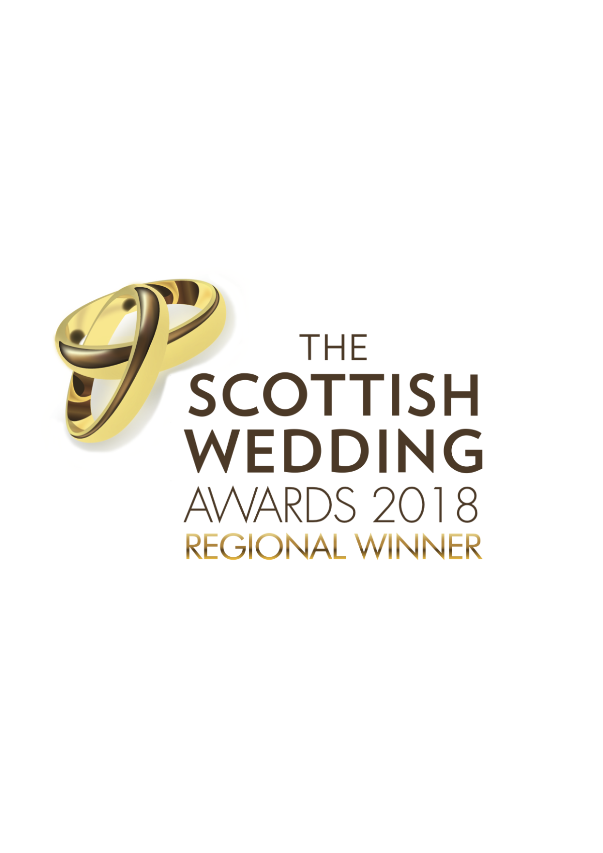 Scottish wedding awards Regional winner 2018