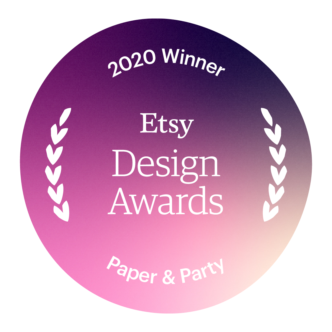 Paper & Party Category Winner: Etsy Design Awards 2020