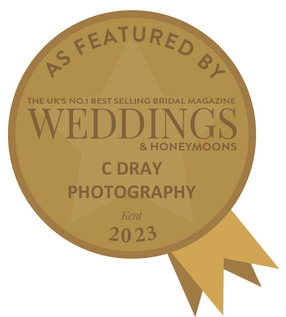 Kent's choice wedding photographer in Weddings and Honeymoons Magazine